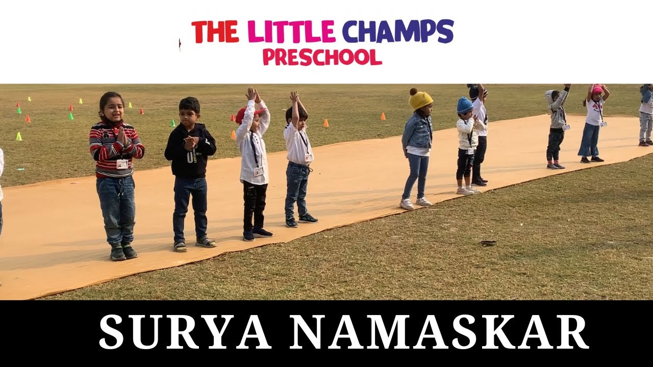 Surya Namaskar done by Kids