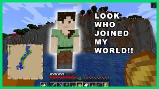 My First Friend Joined my Realm! | Minecraft Realm of Friends 8