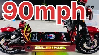 Ultra Hyperscooter with Alpina Aventurine Red theme