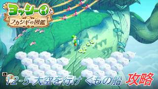 【ヨッシーとフカシギの図鑑】12-5 フカシギからの挑戦 大空を行け くもの船 攻略/フラワーコンプリート【クリア後/switch2】