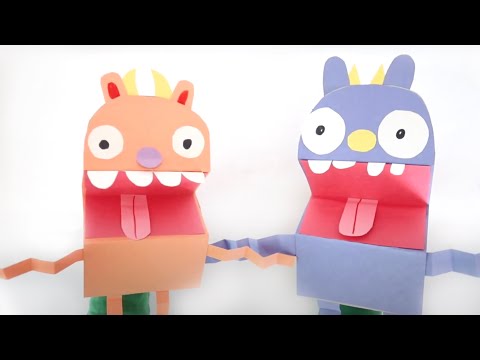 For Kids! Make your own Chatty Monster Hand Puppet!