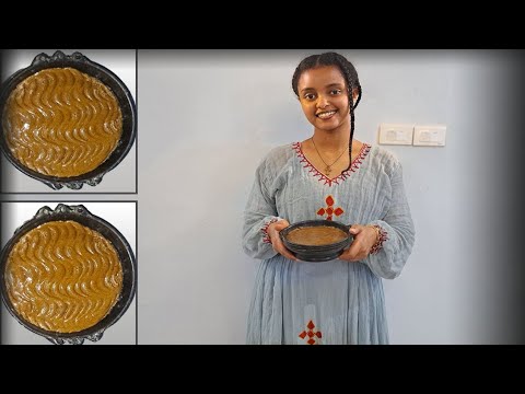 Oromia region cultural food [ CHUKO ] / Ethiopian Food Cooking Vlog