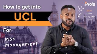 HOW TO GET INTO MSC MANAGEMENT AT UCL (2026)