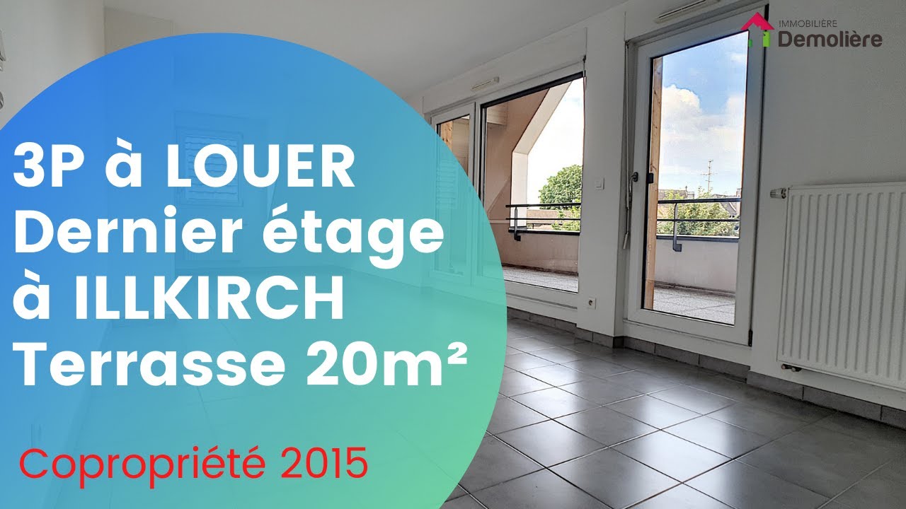 Watch video Appartement 3 pièces disponible à la location à Illkirch, aux portes de Strasbourg Appartement 3 pièces disponible à la location à Illkirch, aux portes de Strasbourg