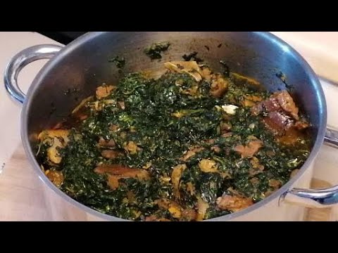 Nigerian Vegetable Soup Recipe | How to make Nigerian vegetable soup