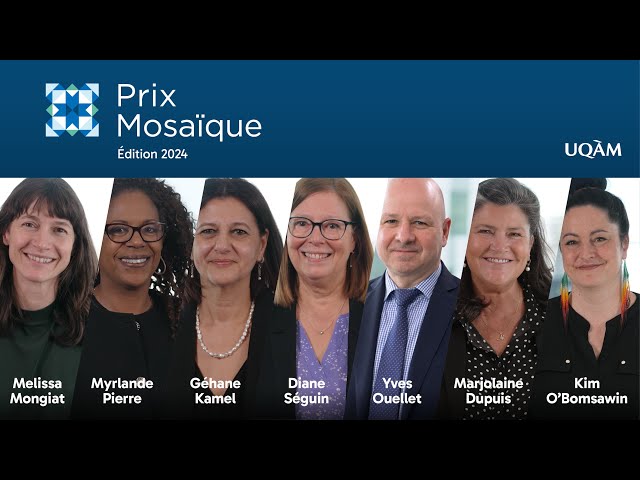 Prix Mosaïque 2024: Présentation des personnes lauréates