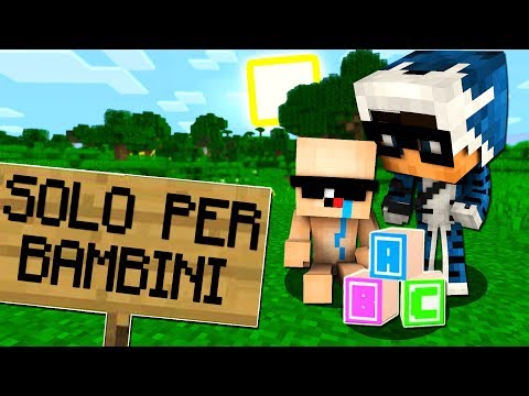 ENTRO IN UN SERVER SOLO PER BAMBINI - Minecraft ITA