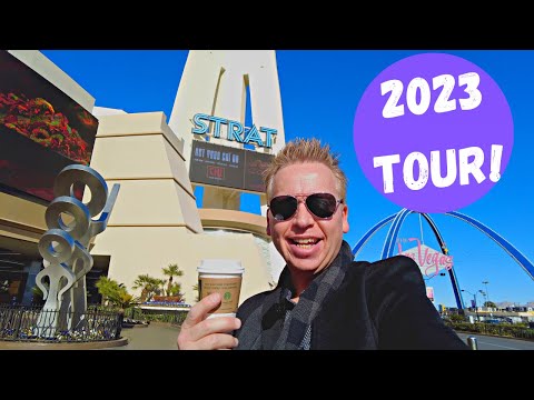 NOVIDADE! THE STRAT LAS VEGAS 2023 | Onde está meu café? Onde está meu quarto? #stratosphere