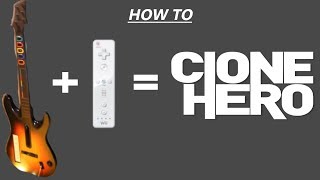 How to Download Clone Hero with Custom Songs and get Wii Guitar to work (no adapters needed)