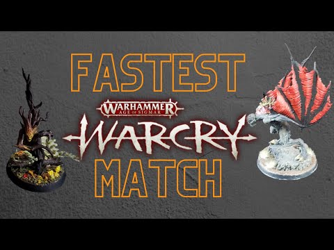 Fastest Warcry Match Sylvaneth Vs. Flesh-Eater Courts - Warcry Battle Report - Warcry Wednesday