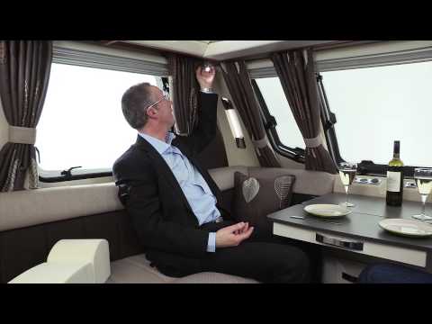 Swift elegance & sterling continental caravan interior featu...