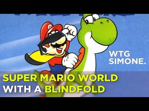 Blindfolded Simone & Russ vs. SUPER MARIO WORLD – FOLD YELLER