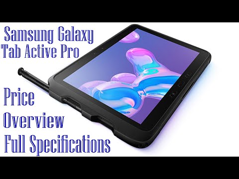 Planšetė - Samsung Galaxy Tab Active 4 Pro T636b 10.1" Juodas video