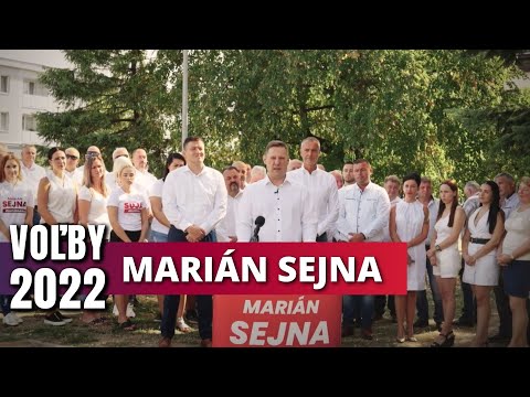 MARIÁN SEJNA - Oznámenie kandidatúry na primátora mesta Sobrance