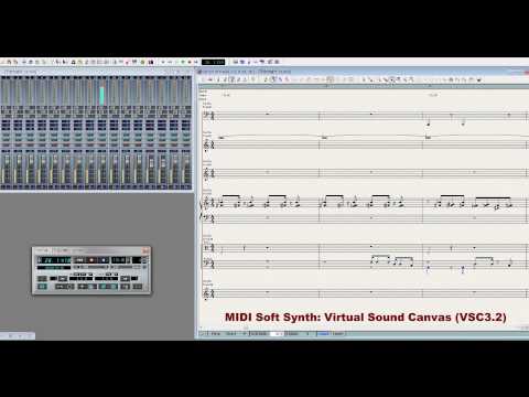 Roland Virtual Sound Canvas (vsc 3.2).  Timbre Comparison of Midi Soft Synthesizer Part1/10.