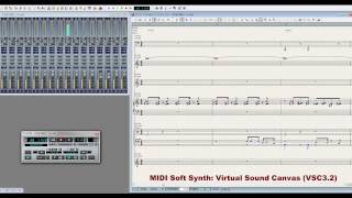 Roland Virtual Sound Canvas (vsc 3.2).  Timbre Comparison of Midi Soft Synthesizer Part1/10.