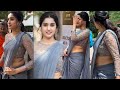 Tanya Ravichandran In ArunVijay Retta Thala Movie Function Actress Tanyaravichandran Saree Hot