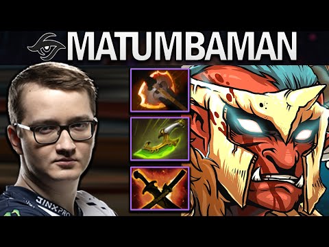 SECRET.MATUMBAMAN TROLL WARLORD WITH BF-SNY - DOTA 2 7.28 GAMEPLAY