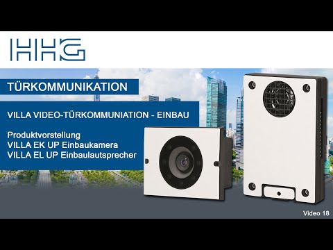 Produktvorstellung VILLA VIDEO-Türkommunikation für den Einbau / Anläuteplatte / Film 18  / HHG GmbH