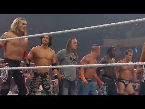Raw: John Cena & Bret Hart vs. Edge & Chris Jericho