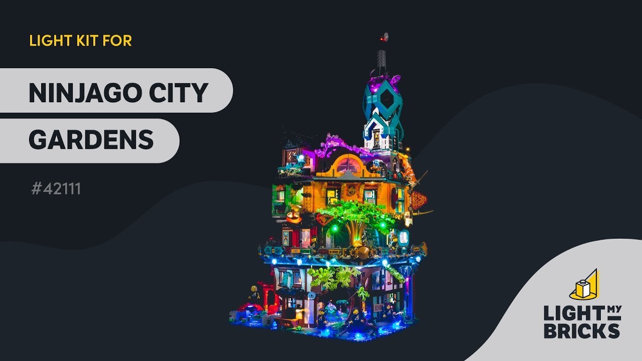 Light My Bricks Lumières-LED pour LEGO® Les jardins de la ville de Ninjago 71741