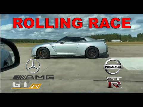 Rolling Race #30 | Nissan GT-R (XXXps) vs Mercedes AMG GT R (660ps)