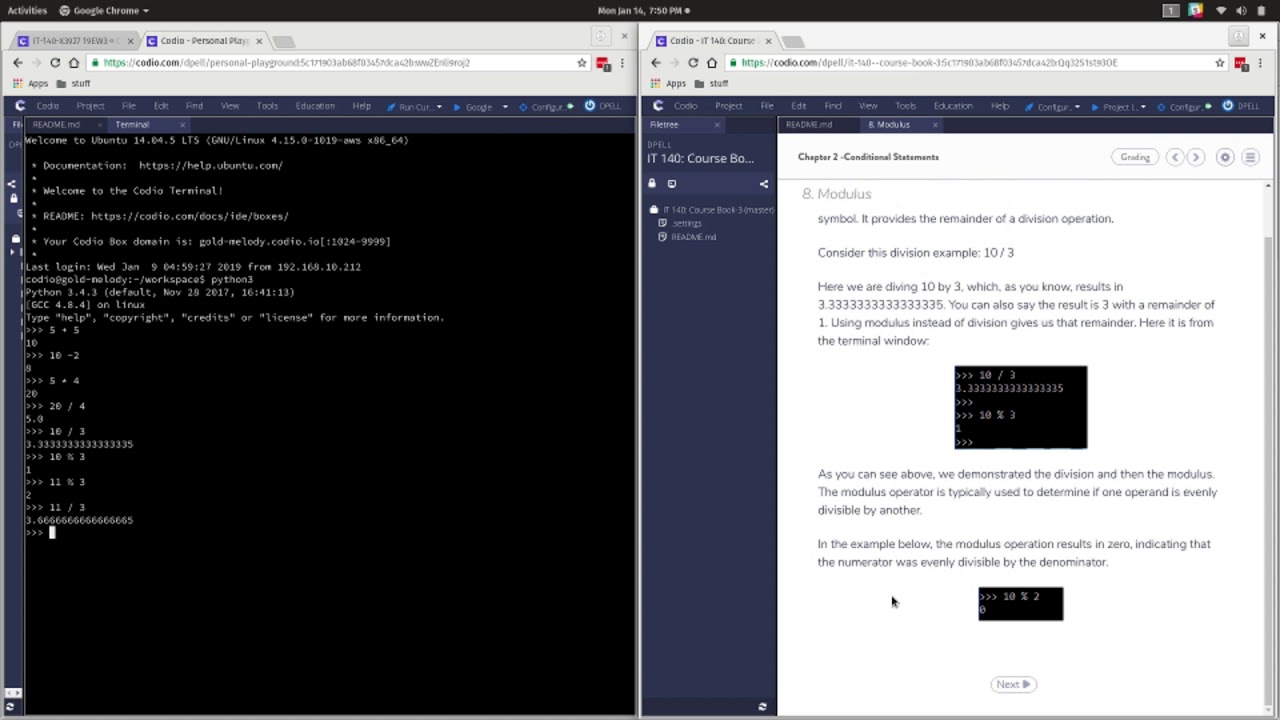 IT-140 Module 2 Conditional Satements