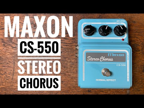 Maxon Vintage Series CS550 Stereo Chorus Guitar Pedal image 5