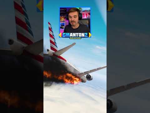 B737 makes EMERGENCY landing at Army base in GTA 5! #Shorts