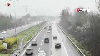 Düzcede Bayram Dönüşü Akıcı Yoğunluk