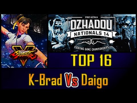 SFV - Ozhadou - K-Brad (Cammy) Vs Daigo (Ryu) - Top 16