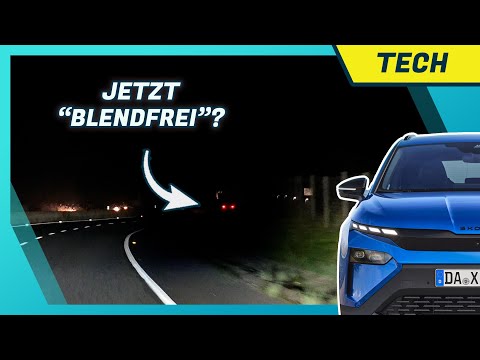 Matrix LED Scheinwerfer im Skoda Elroq im Test | Erstaunlich blendfrei?
