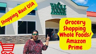 Whole Foods Grocery Shopping | Grocery Haul USA || Amazon Prime - Whole Foods online Delivery 2020 |