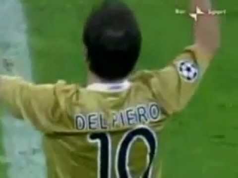 Standig ovation per Alex Del Piero al Bernabeu