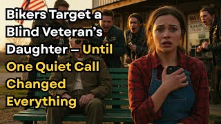Bikers Target a Blind Veteran’s Daughter — Until One Quiet Call Changed Everything