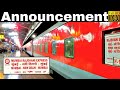 Announcement Of Mumbai Rajdhani Express At New Delhi Railway Station