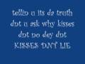Rihanna-kisses dont lie(with lyrics)