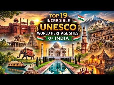 Top 19 Incredible UNESCO World Heritage Sites of India | Complete Travel Guide 🇮🇳