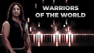 Manowar - Warriors of the World | Piano Cover, Instrumental Karaoke
