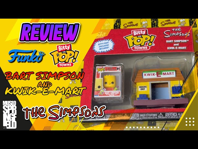 Vídeo relacionado con Funko Bitty Pop! Town: The Simpsons - Bart Simpson & Kwik-E-Mart