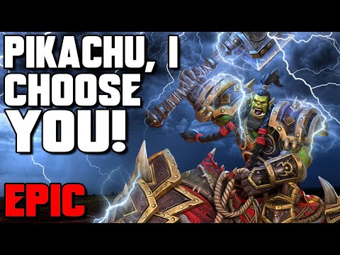 [EPIC] PIKACHU, I CHOOSE YOU! - ELECTRICITY - WC3 - Grubby