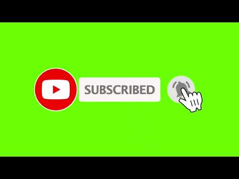 Free Green Screen Subscribe Button With Sounds Hd