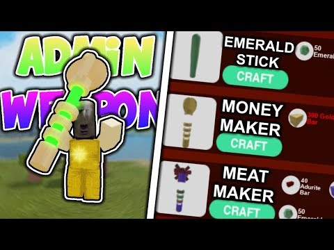 NOOB TROLLING WITH MONEYMAKER + PVP!! *ADMIN WEAPON* (Roblox Booga Booga)