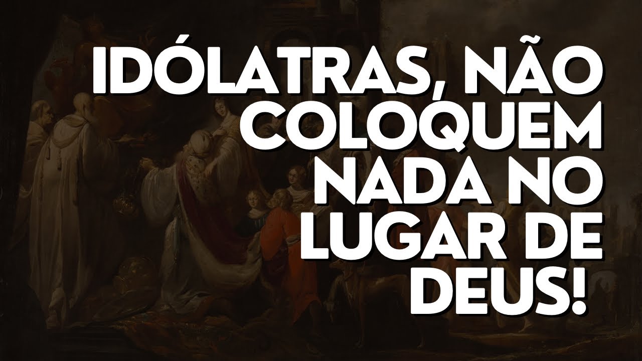 IDÓLATRAS, NÃO COLOQUEM NADA NO LUGAR DE DEUS! - PR. OSIEL GOMES