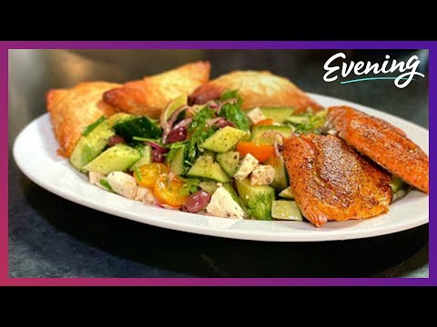 Chef Douglas makes fresh Greek Salad - Douglas Demos 🥗