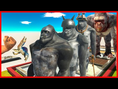 WHO will NOT FALL IN PRIMATES POOL | ARBS - Animal Revolt Battle Simulator