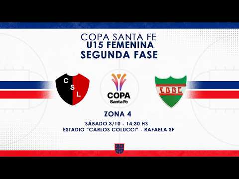 COPA SANTA FE U15 FEMENINA | ZONA 4 | SAN LORENZO Tostado vs. CENTENARIO Gálvez