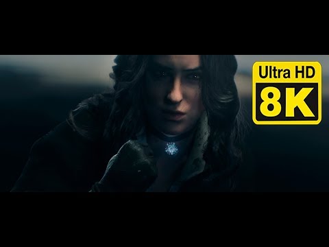 The witcher 3 intro 8k Upscaled with Machine Learning AI