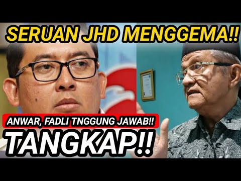 ANWAR ABBAS AND FADLI ZON MUST BE HELD RESPONSIBLE!! JHD'S CALL IS RESOUNDING BECAUSE OF YOU!!