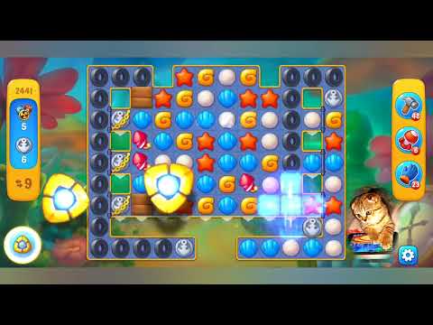 Fishdom 2022, no Boosters,  2441  level  -  прохождение без бустеров,  2441  уровень.